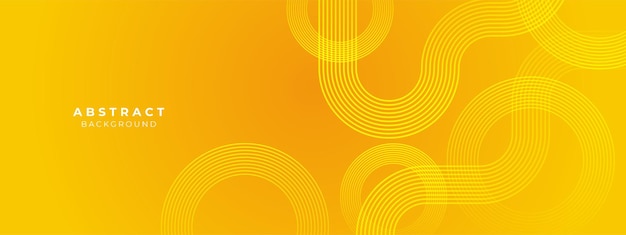 Ilustración vectorial de fondo elegante de color amarillo geométrico abstracto