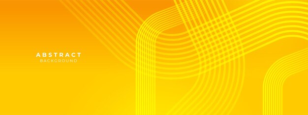 Ilustración vectorial de fondo elegante de color amarillo geométrico abstracto