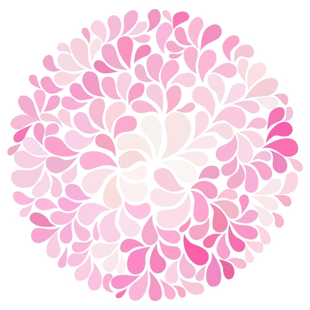 Ilustración vectorial de fondo floral muy bonita