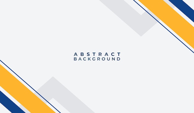 Ilustración vectorial de fondo geométrico abstracto azul y amarillo