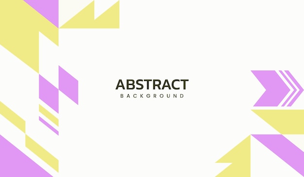 Ilustración vectorial de fondo geométrico abstracto de color púrpura y amarillo