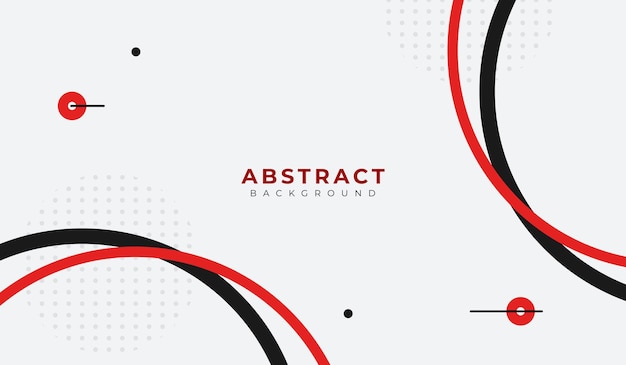 Ilustración vectorial de fondo geométrico abstracto en rojo y negro