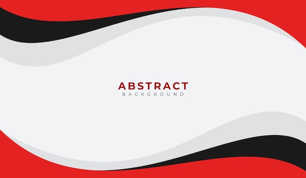 Ilustración vectorial de fondo geométrico abstracto en rojo y negro