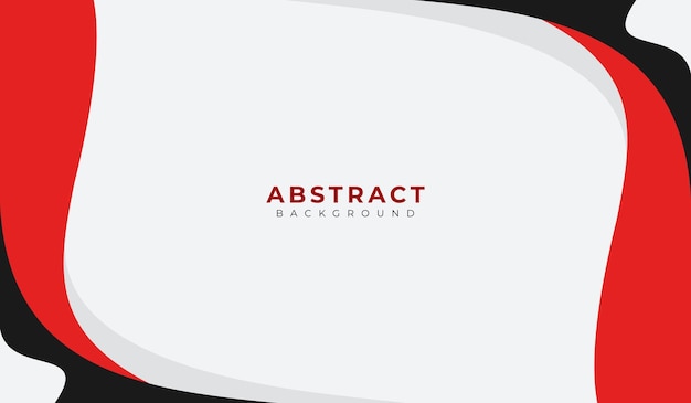Ilustración vectorial de fondo geométrico abstracto en rojo y negro