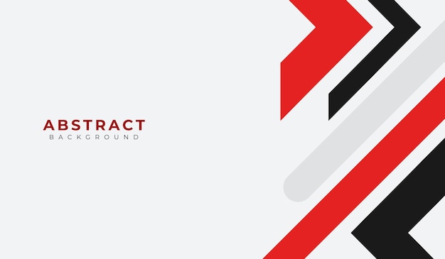 Ilustración vectorial de fondo geométrico abstracto en rojo y negro