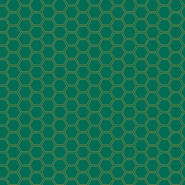 Ilustración vectorial de fondo de hexágono de panal de miel