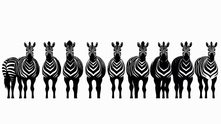Vector ilustración vectorial de fondo de las manchas de cebra