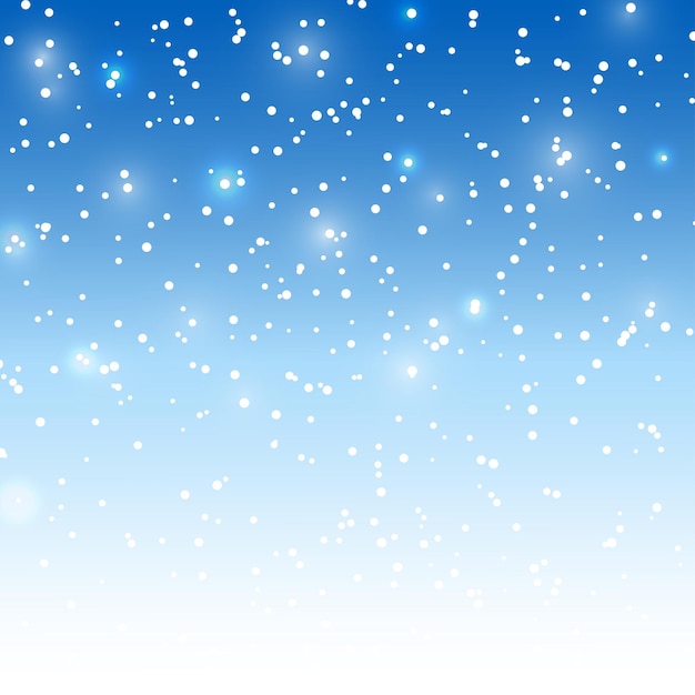 Ilustración vectorial de fondo de nieve de invierno