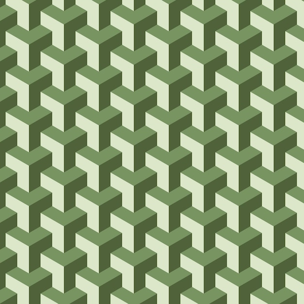 Ilustración vectorial de un fondo o patrón verde