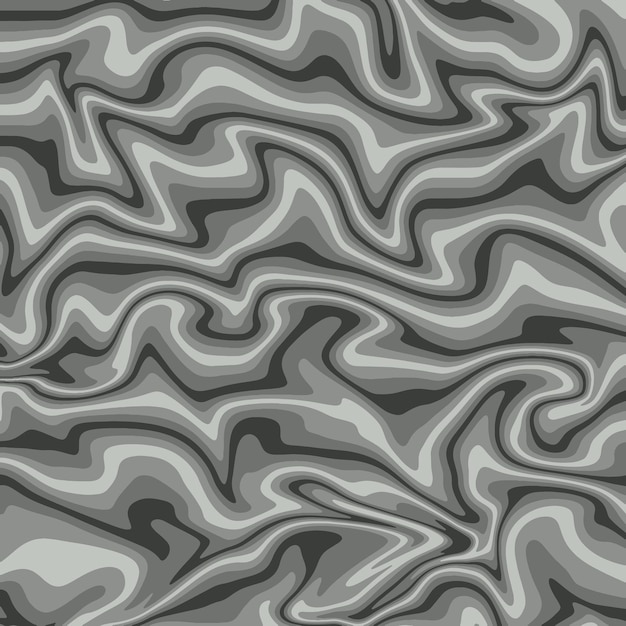 Ilustración vectorial Fondo ondulado abstracto en colores gris oscuro y claro