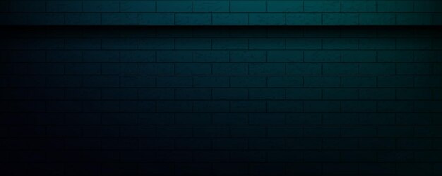 Ilustración vectorial de fondo de pared de ladrillo negro fondo negro y oscuro