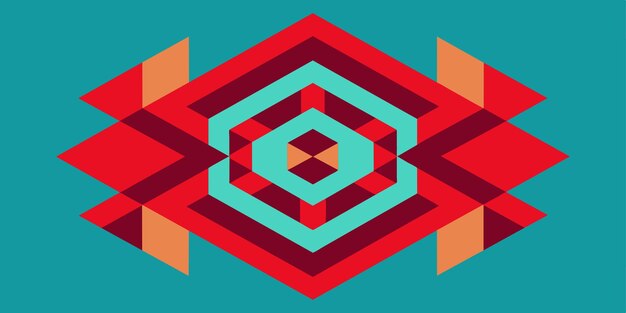 Ilustración vectorial de fondo de patrón geométrico