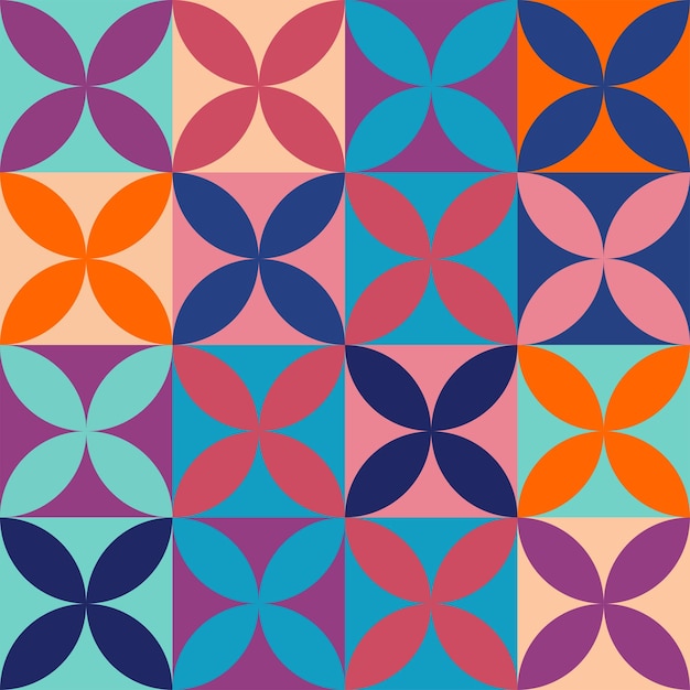 Ilustración vectorial de fondo de patrón de mariposa diseñado de forma abstracta