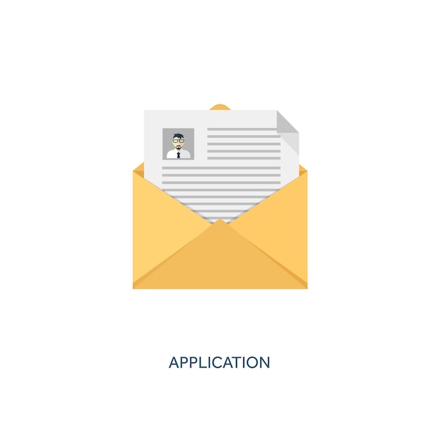 Ilustración vectorial Fondo plano con sobre Fondo del concepto de correo electrónico Spam sms y escritura de cartas