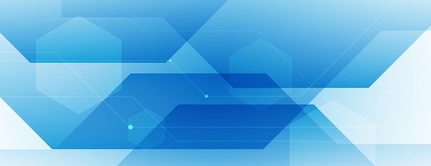 Ilustración vectorial de fondo de tecnología azul abstracta