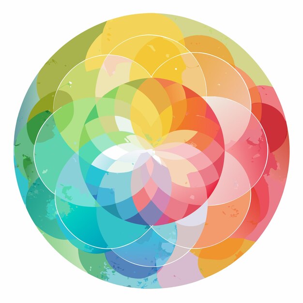 Ilustración vectorial de fondo con textura de acuarela