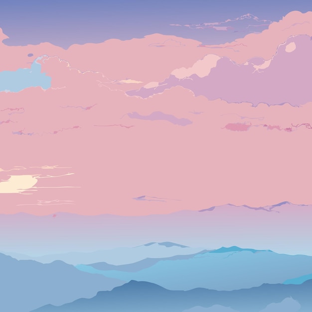 Ilustración vectorial de fondo con textura de acuarela