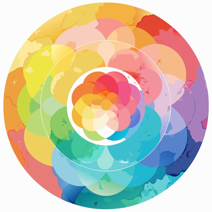 Vector ilustración vectorial de fondo con textura de acuarela
