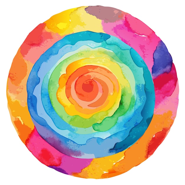 Ilustración vectorial de fondo con textura de acuarela
