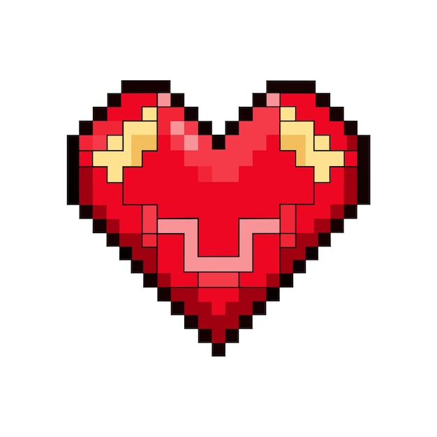 Ilustración vectorial en forma de corazón Concepto