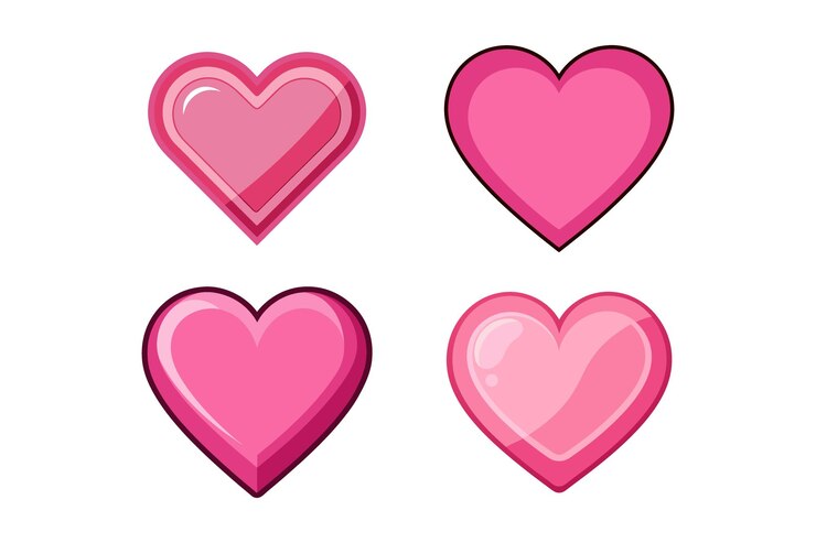 Ilustración vectorial en forma de corazón