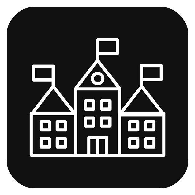 Ilustración vectorial de la fortaleza