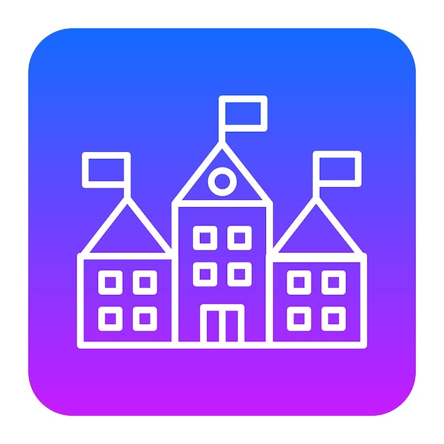 Ilustración vectorial de la fortaleza
