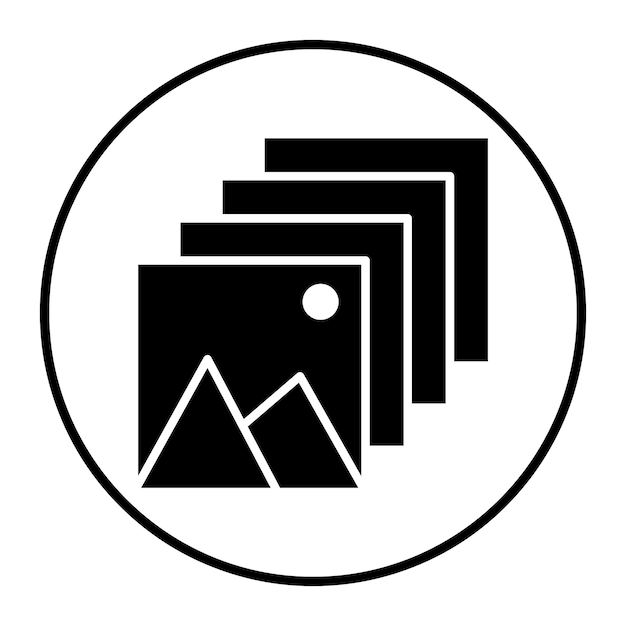 Ilustración vectorial de las fotos