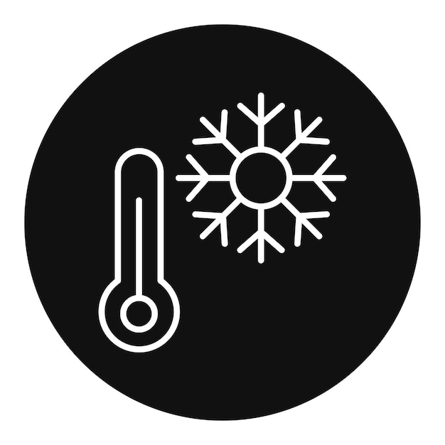 Ilustración vectorial en frío