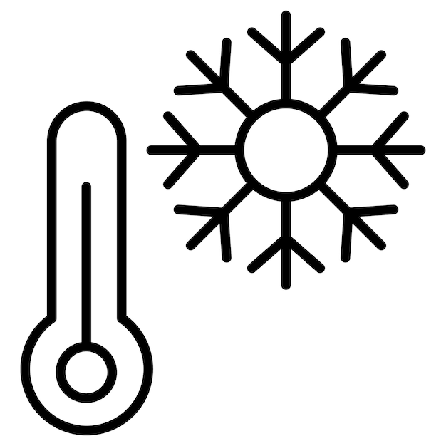 Ilustración vectorial en frío