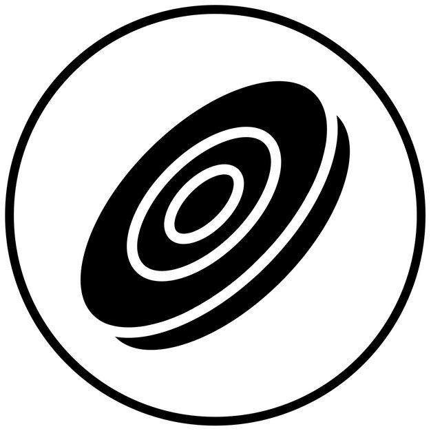 Ilustración vectorial de Frisbee