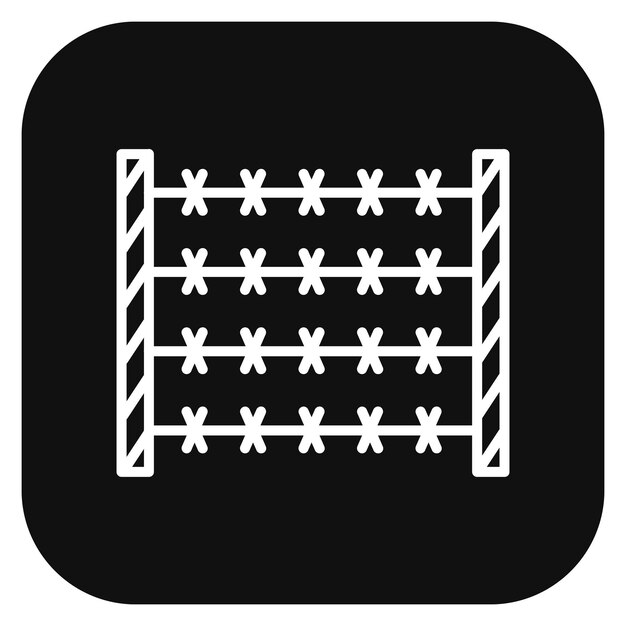 Ilustración vectorial de la frontera