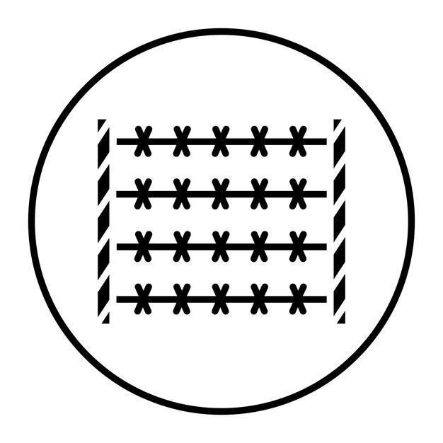Ilustración vectorial de la frontera