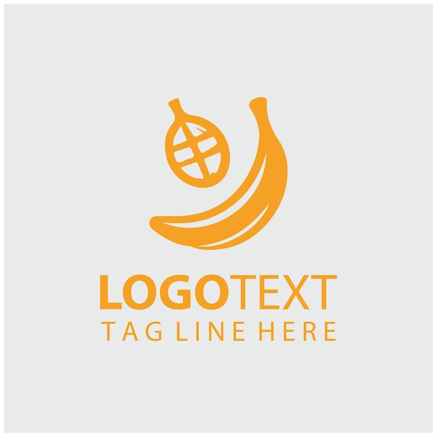 Ilustración vectorial de las frutas del logotipo