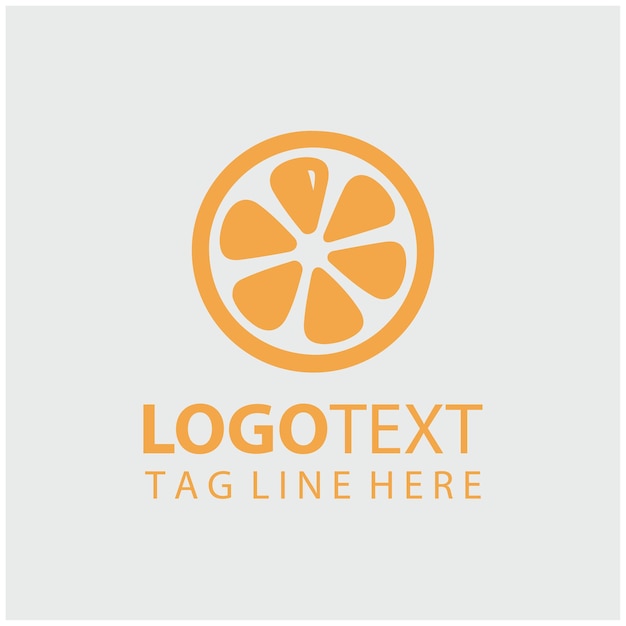 Ilustración vectorial de las frutas del logotipo