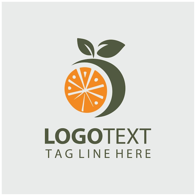 Ilustración vectorial de las frutas del logotipo