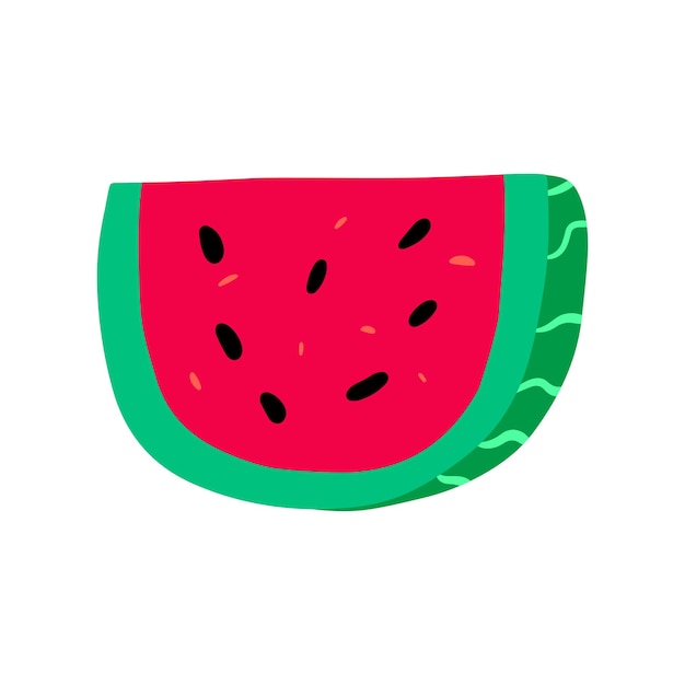 Ilustración vectorial de frutas tropicales de verano Elemento alimenticio fresco