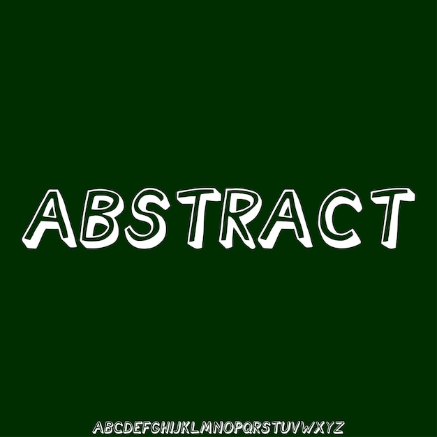 Ilustración vectorial de fuentes de visualización abstractas limpias y modernas