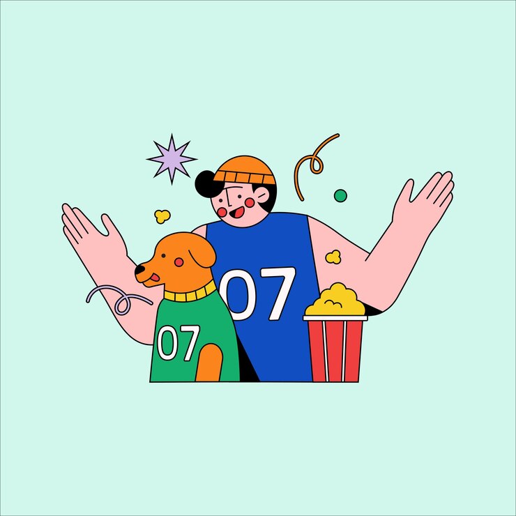 Ilustración vectorial Fun amp Jugoso personaje finlandés