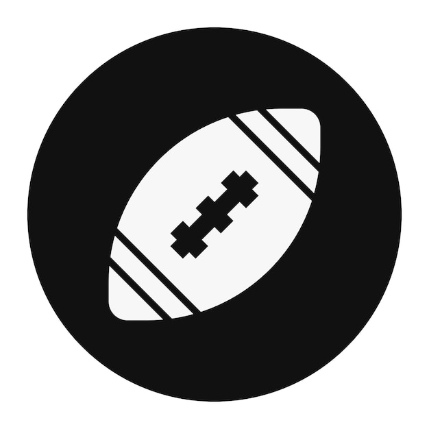 Ilustración vectorial del fútbol americano