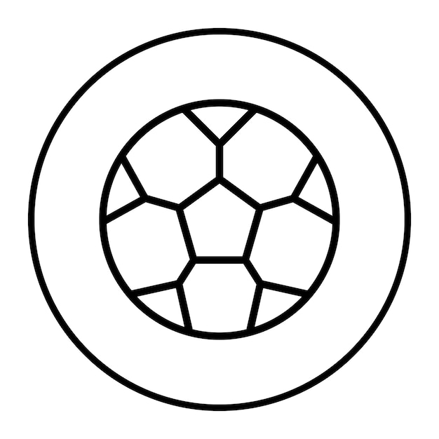 Vector ilustración vectorial de fútbol