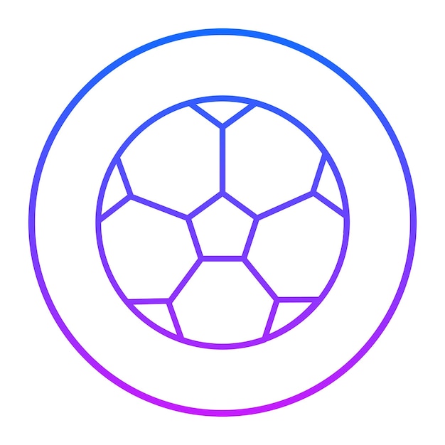Ilustración vectorial de fútbol