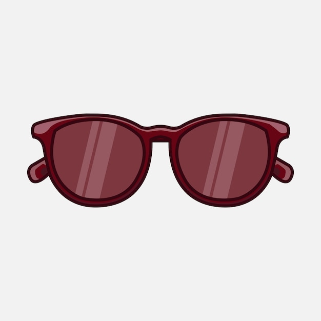 Ilustración vectorial gafas diseño vectorial lentes gafas lentes vectorial diseño de dibujos animados