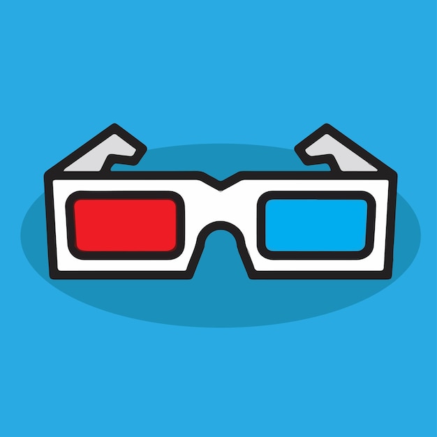 Ilustración vectorial de las gafas inteligentes