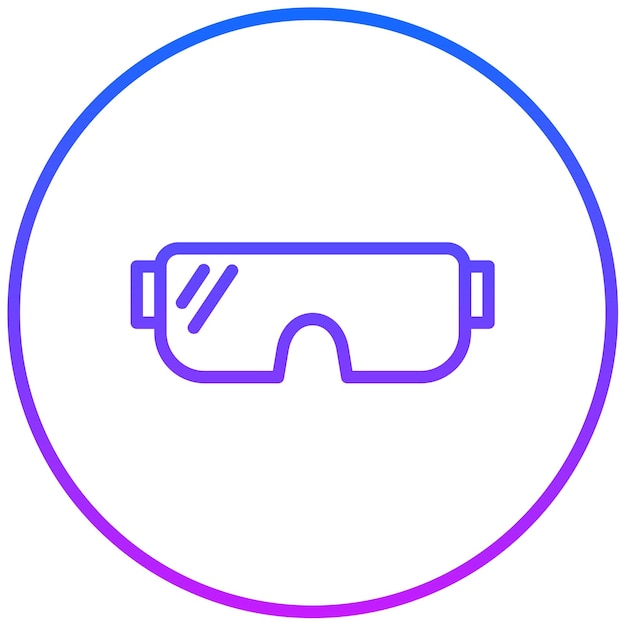 Ilustración vectorial de las gafas de sol