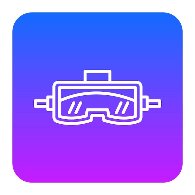 Ilustración vectorial de las gafas VR