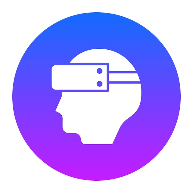 Ilustración vectorial de las gafas VR