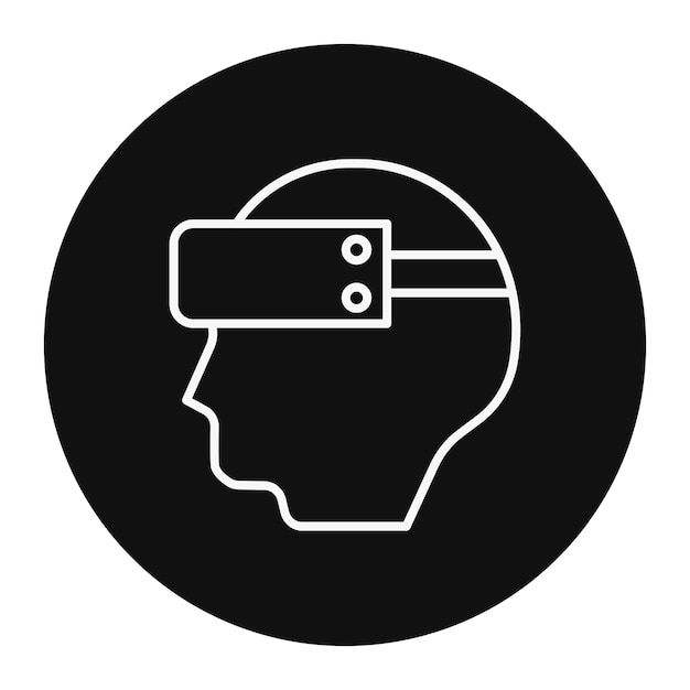 Ilustración vectorial de las gafas VR