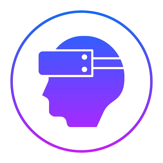 Ilustración vectorial de las gafas VR