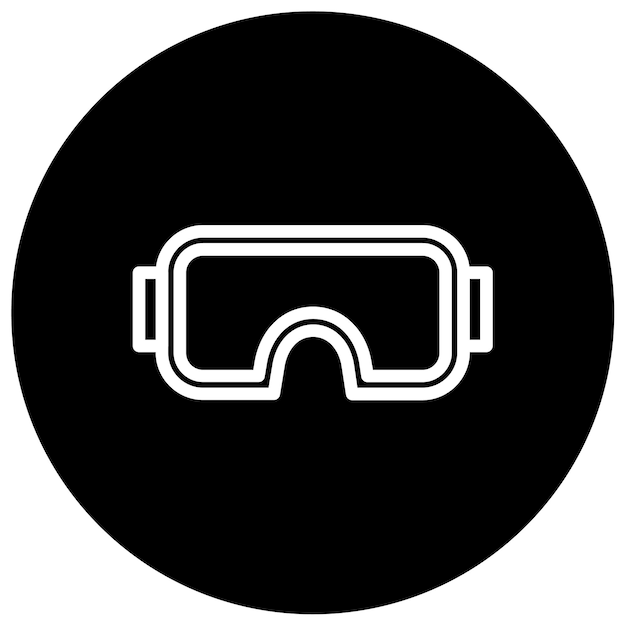 Ilustración vectorial de las gafas Vr
